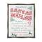 Stupell Industries Official Santa's Rules Christmas List Framed Floater Canvas Wall Art